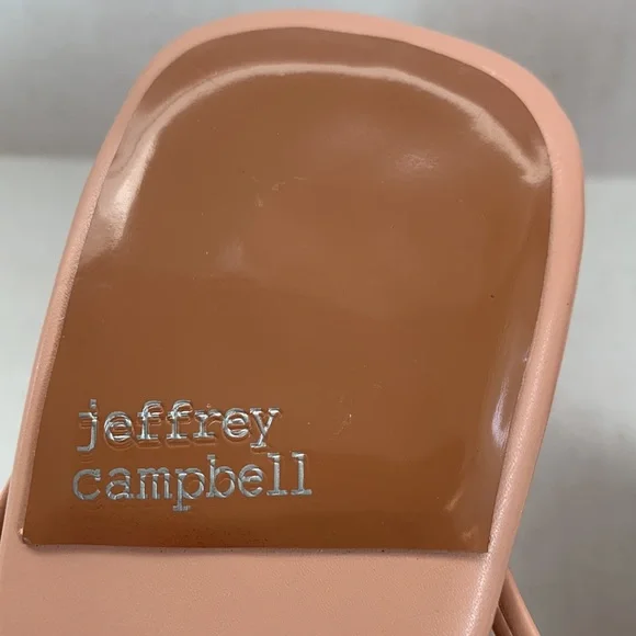 Jeffrey Campbell Nude Strappy Sandals Size 9 - Picture 3 of 15